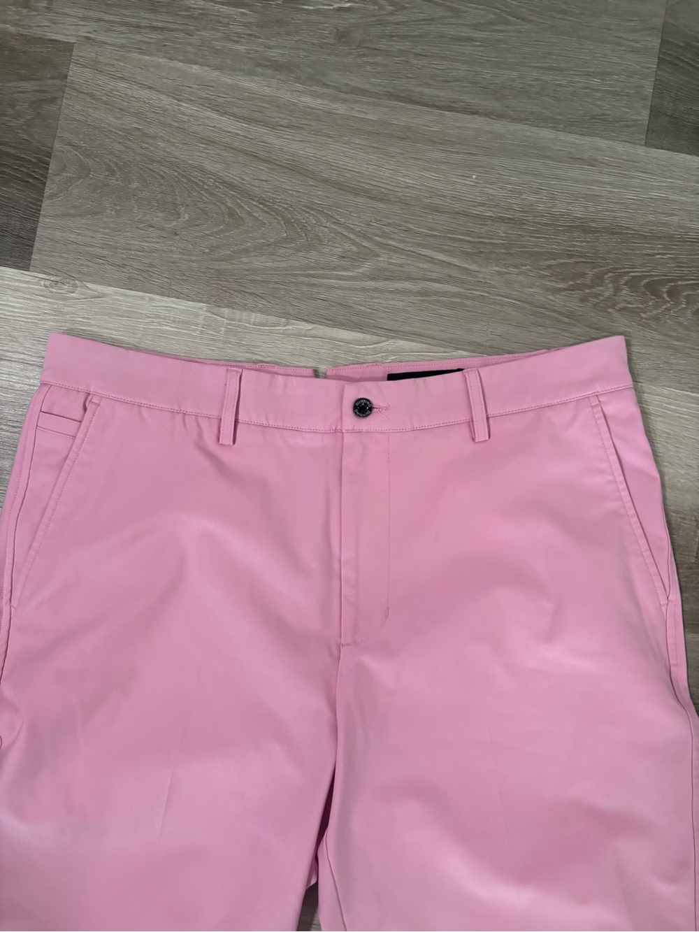 Men's Dunning Pink Performance Chino Goof Shorts. Size 34 - Picture 2 of 7